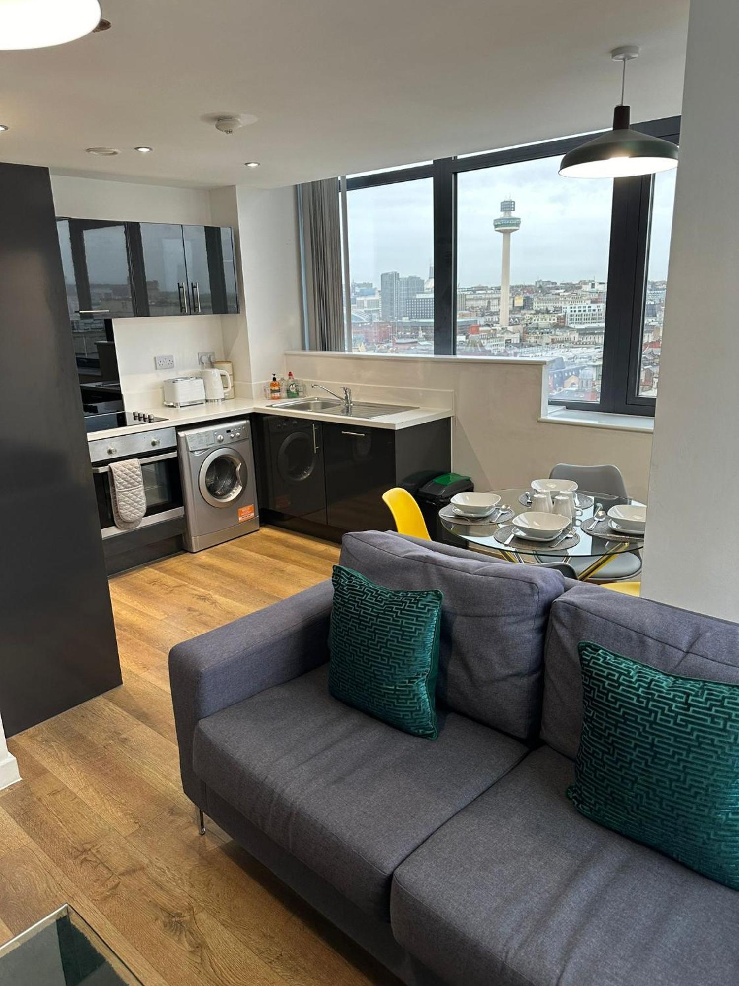Stunning City View Apartment By Central Stay Liverpool Kültér fotó